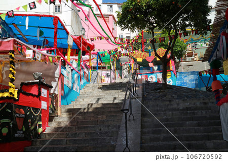 ポルトガル 階段 街並み 風景の写真素材 - PIXTA