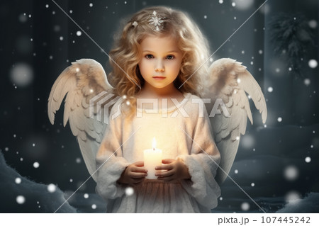 祈る 女の子 天使 祈りのイラスト素材 - PIXTA