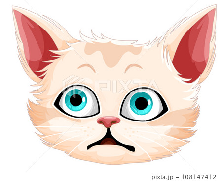 Download Cat Pfp White Cat Royalty-Free Stock Illustration Image