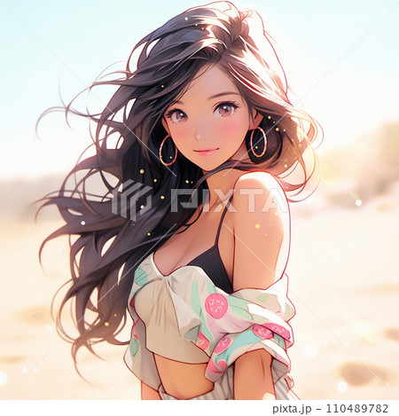 ビキニスタイルの女性イラスト 2ページ目 | ビキニ姿のイラスト素材 - PIXTA