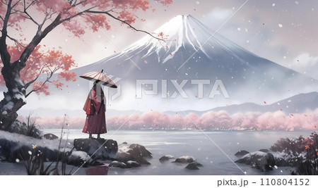 積雪 木 桜の木 冬のイラスト素材 - PIXTA