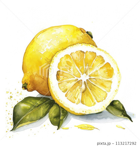 レモン 水彩画 水彩 檸檬のイラスト素材 - PIXTA