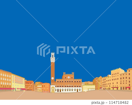 カンポ広場のイラスト素材 - PIXTA
