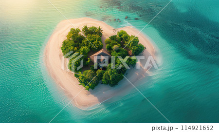 Tropical Island - Stock Illustration [114921652] - PIXTA