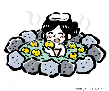 柚 柚子 手書きのイラスト素材 - PIXTA