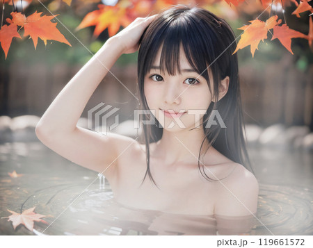 美少女　　入浴中 