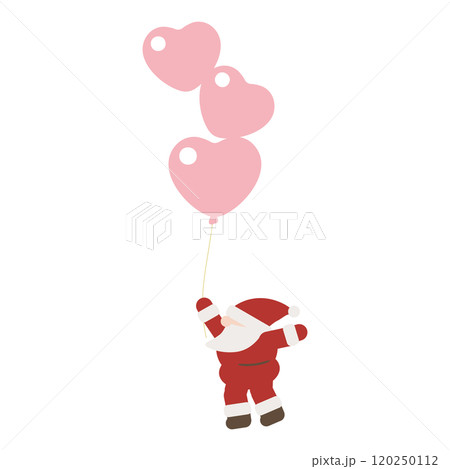 サンタ クリスマス サンタクロース ハートのイラスト素材 - PIXTA