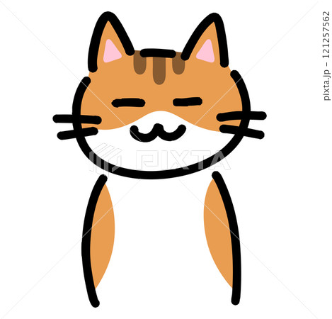 じゃれねこちゃんヘアクリップ 三毛猫(橙色)×紅葉 形づくる