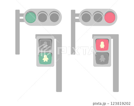 押しボタン式 歩行者用 信号 信号機のイラスト素材 - PIXTA