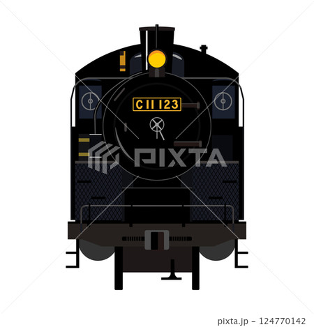 蒸気機関車 SL レトロ 機関車のイラスト素材 - PIXTA