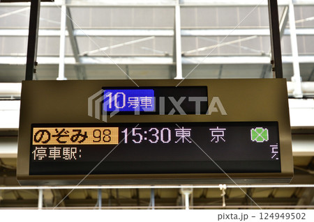 JR西日本山陽本線の尼崎駅ホームの看板 写真素材 [ 6666595