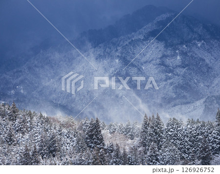日本画　恵那山　冬 雪山登山］厳冬期・恵那山～中央アルプス最南端の「日本一つまらない