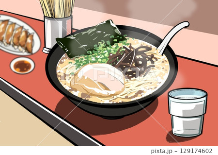 とんこつラーメンのイラスト素材 - PIXTA