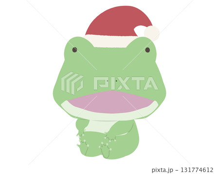 クリスマス サンタクロース カエル サンタのイラスト素材 - PIXTA