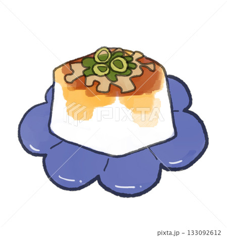 冷奴 豆腐 ひややっこ とうふのイラスト素材 - PIXTA