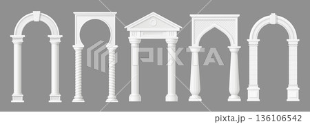 インテリア 宮殿 支える 柱のイラスト素材 - PIXTA