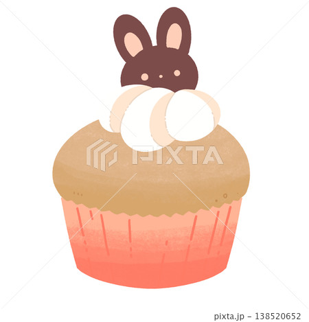 うさぎ ウサギ 兎 カップケーキのイラスト素材 - PIXTA