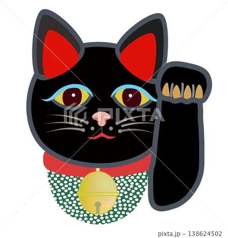 福猫のイラスト素材 - PIXTA