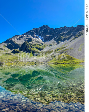 モンブラン山の写真パネル フランス写真 シャモニー近郊モンブラン山麓 インテリアアートポスター