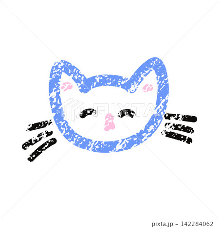 クレヨン猫のイラスト素材 - PIXTA